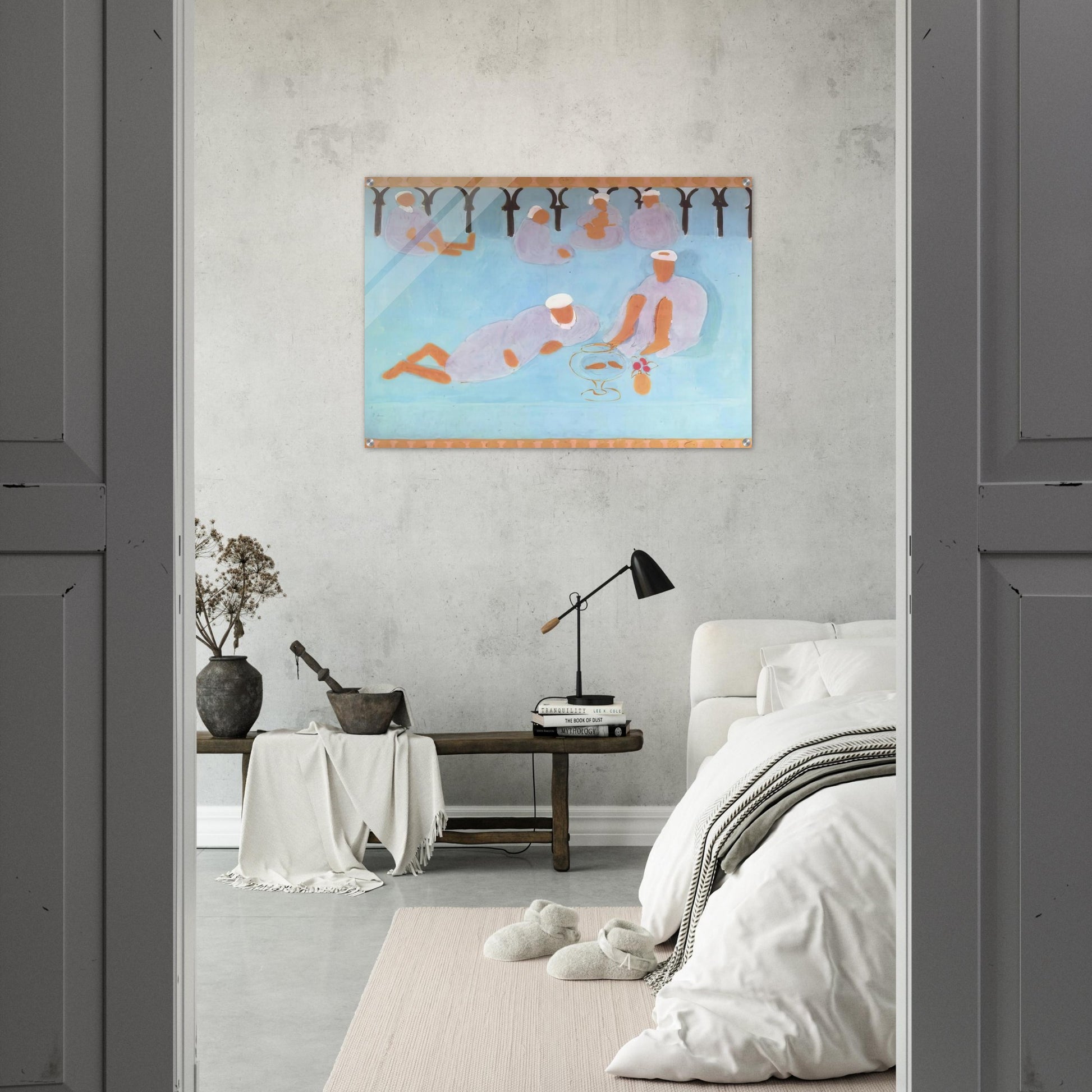 MOROCCAN CAF 1913 - Henri Matisse Acrylic Print - 70x100 cm / 28x40″ inches | Henri Matisse Wall Art | Henri Matisse Prints