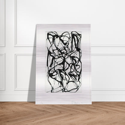 Han Shan Exit - 1992 - Brice Marden Brushed Aluminum Print - 70x100 cm / 28x40 inches | Brice Marden Aluminum Print | Brice Marden Prints