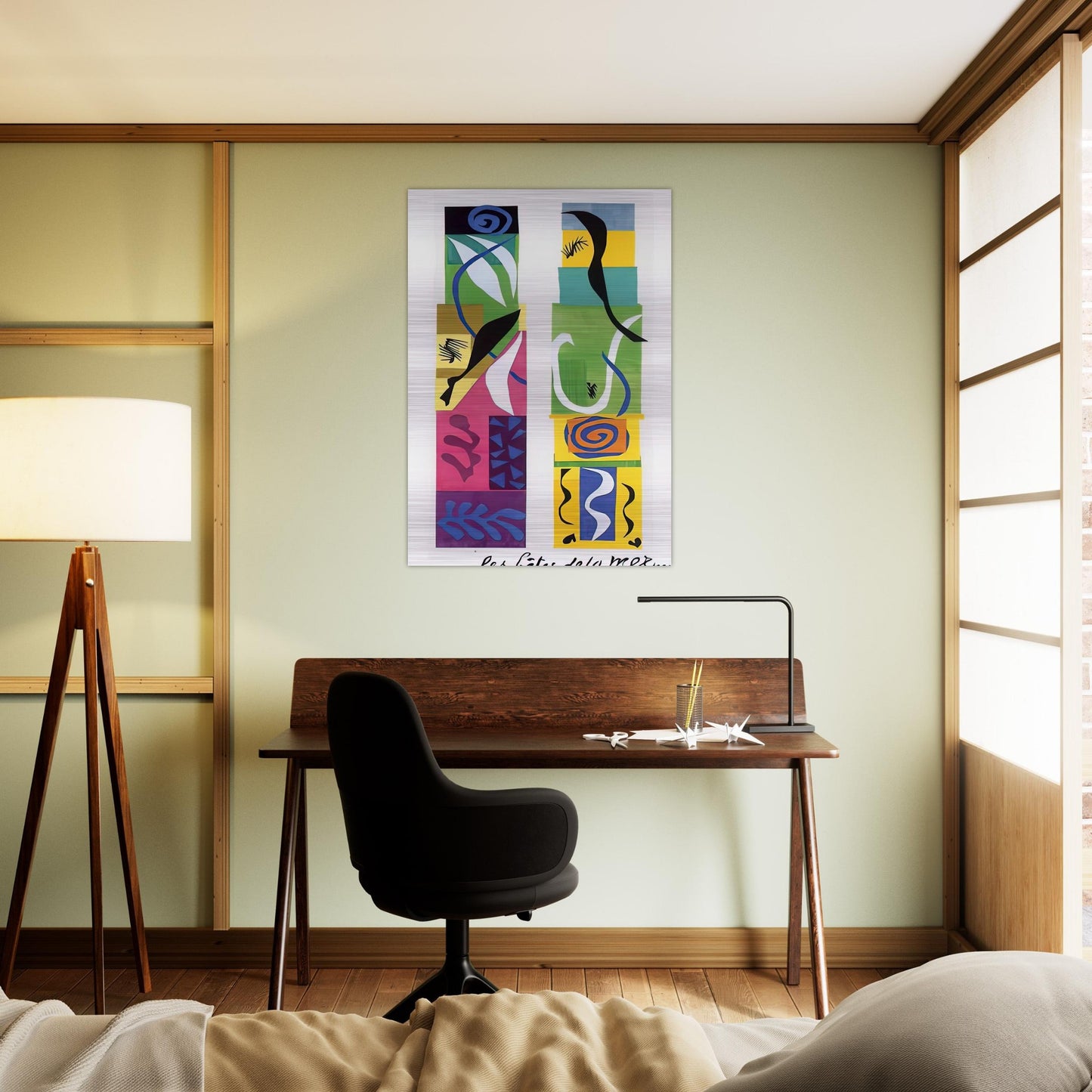 THE MARITIME WILDLIFE 1950 - Henri Matisse Brushed Aluminum Print - 70x100 cm / 28x40 inches | Henri Matisse Aluminum Print | Henri Matisse Prints