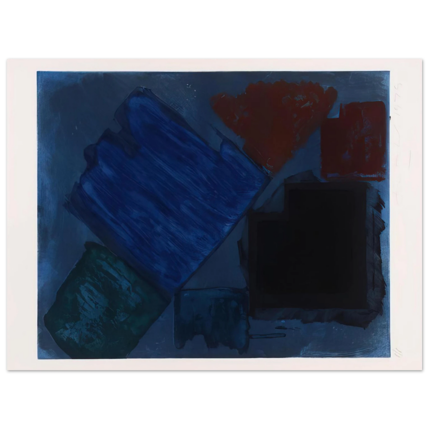 John Hoyland - Splay - 1979  75x100 cm / 30x40inches Fine Art Poster