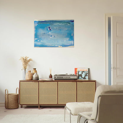 Untitled - Color Field Painting, Lyrical Abstraction - Helen Frankenthaler Brushed Aluminum Print - 70x100 cm / 28x40 inches | Helen Frankenthaler Aluminum Print | Helen Frankenthaler Prints