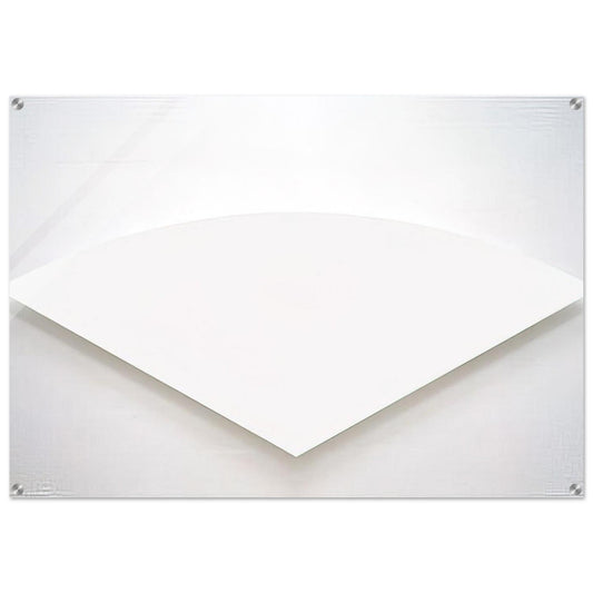 White Curve - Ellsworth Kelly Acrylic Print - 70x100 cm / 28x40″ inches | Ellsworth Kelly Wall Art | Ellsworth Kelly Prints