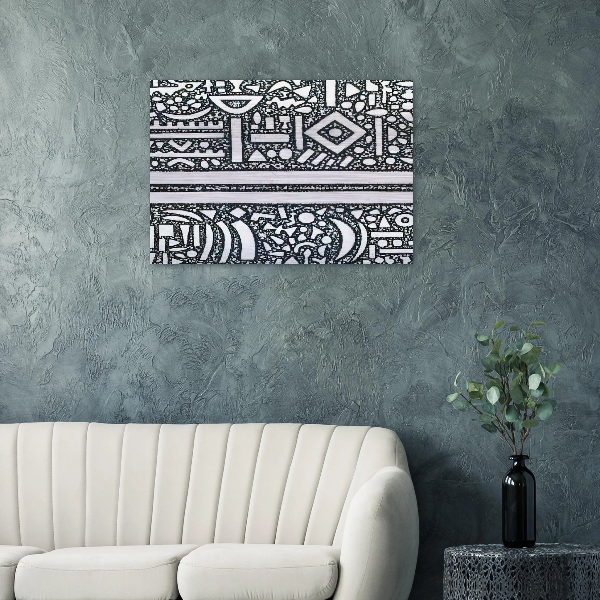 From the Edge of Darkness - Richard Pousette-Dart Brushed Aluminum Print - 70x100 cm / 28x40 inches | Richard Pousette-Dart Aluminum Print | Richard Pousette-Dart Prints