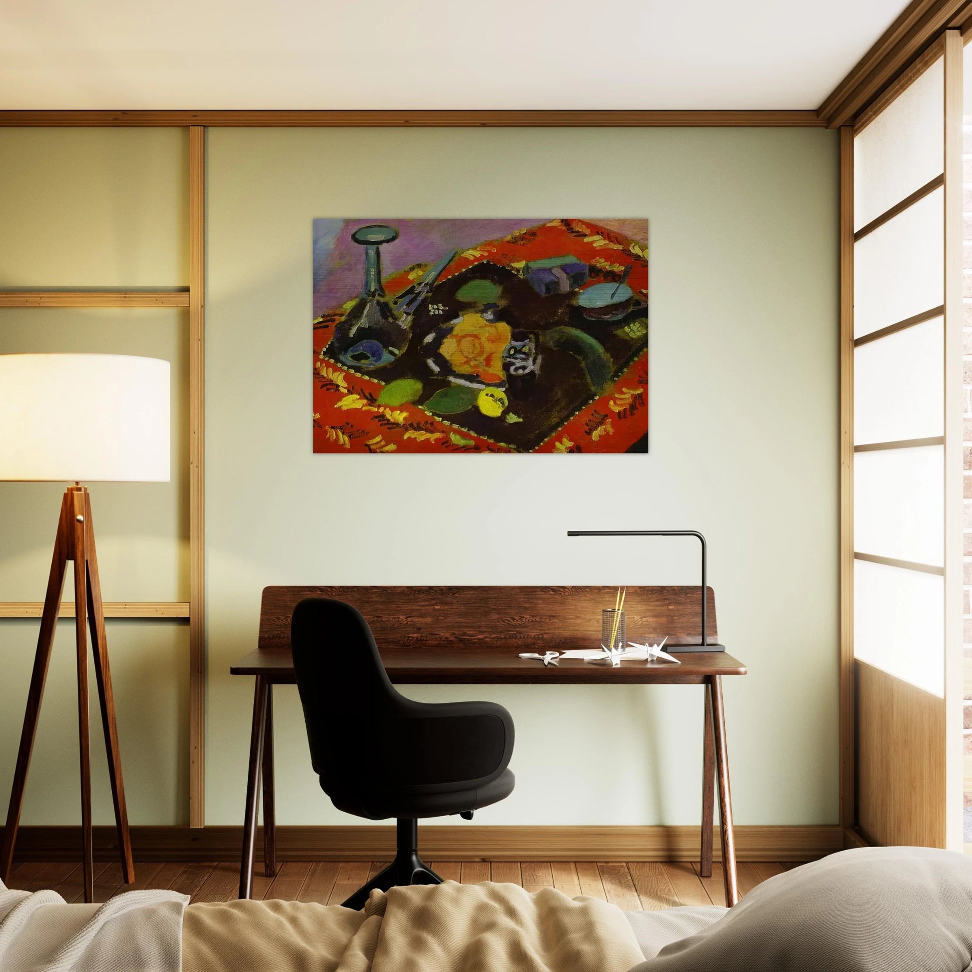 DISHES AND FRUIT 1906 - Henri Matisse Brushed Aluminum Print - 70x100 cm / 28x40 inches | Henri Matisse Aluminum Print | Henri Matisse Prints