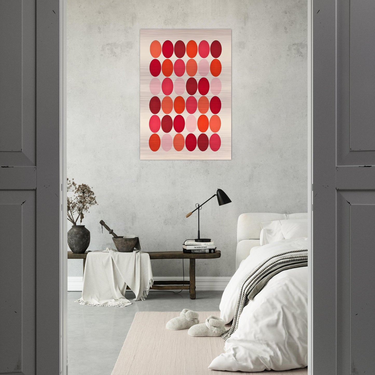 Red - 1966 - Thomas Downing Brushed Aluminum Print - 70x100 cm / 28x40 inches | Thomas Downing Aluminum Print | Thomas Downing Prints