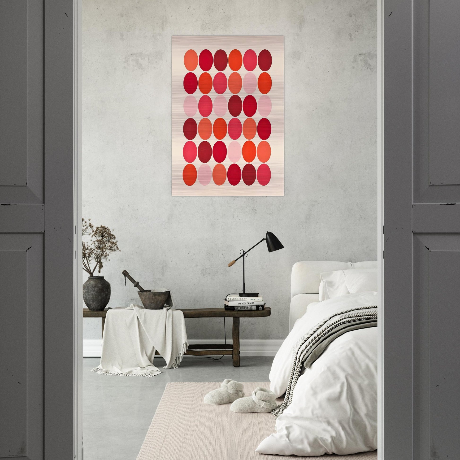 Red - 1966 - Thomas Downing Brushed Aluminum Print - 70x100 cm / 28x40 inches | Thomas Downing Aluminum Print | Thomas Downing Prints