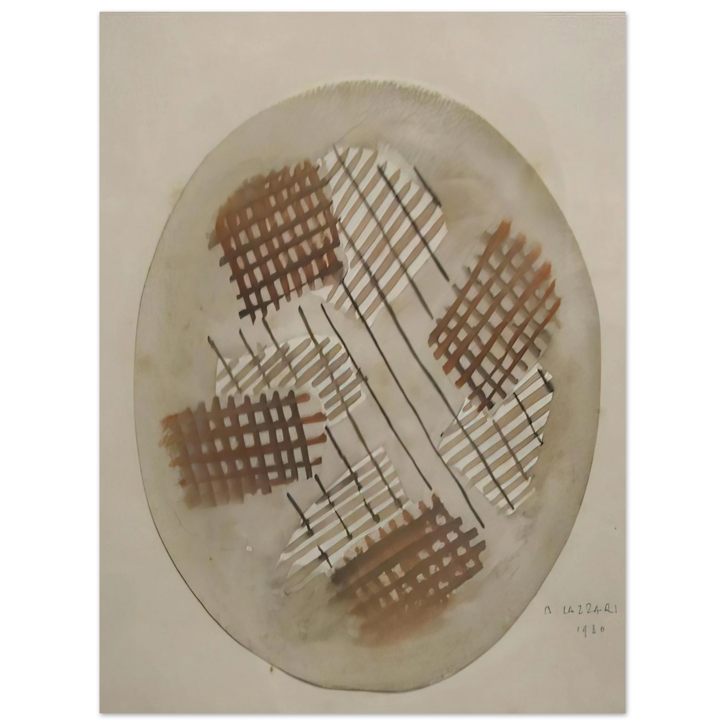 Bice Lazzari - Red and White Signals - 1930  75x100 cm / 30x40inches Fine Art Poster