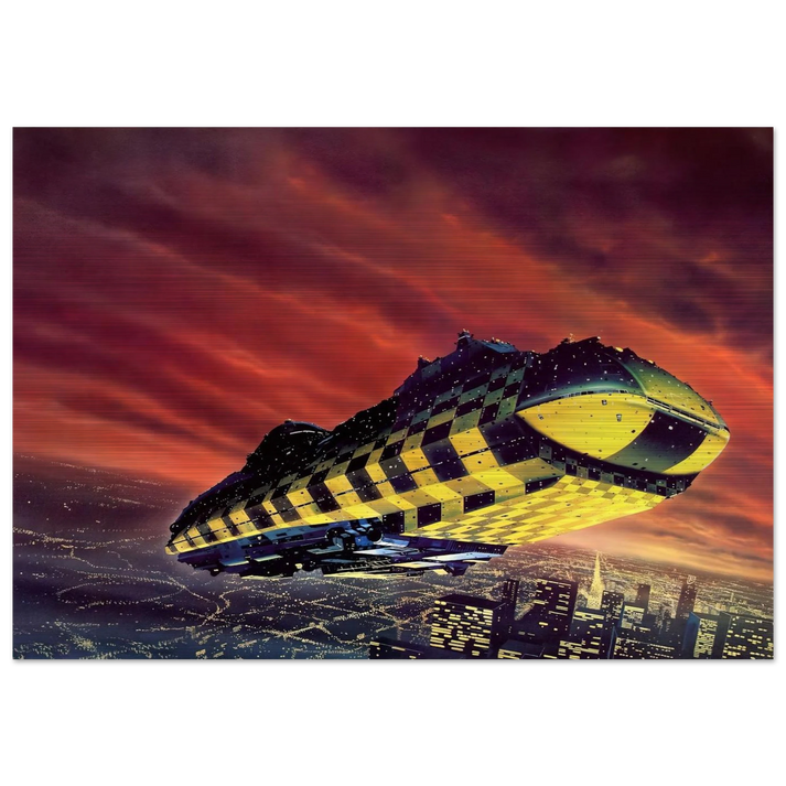 Chris Foss - Chris Foss Brushed Aluminum Print - 70x100 cm / 28x40 inches | Chris Foss Aluminum Print | Chris Foss Prints