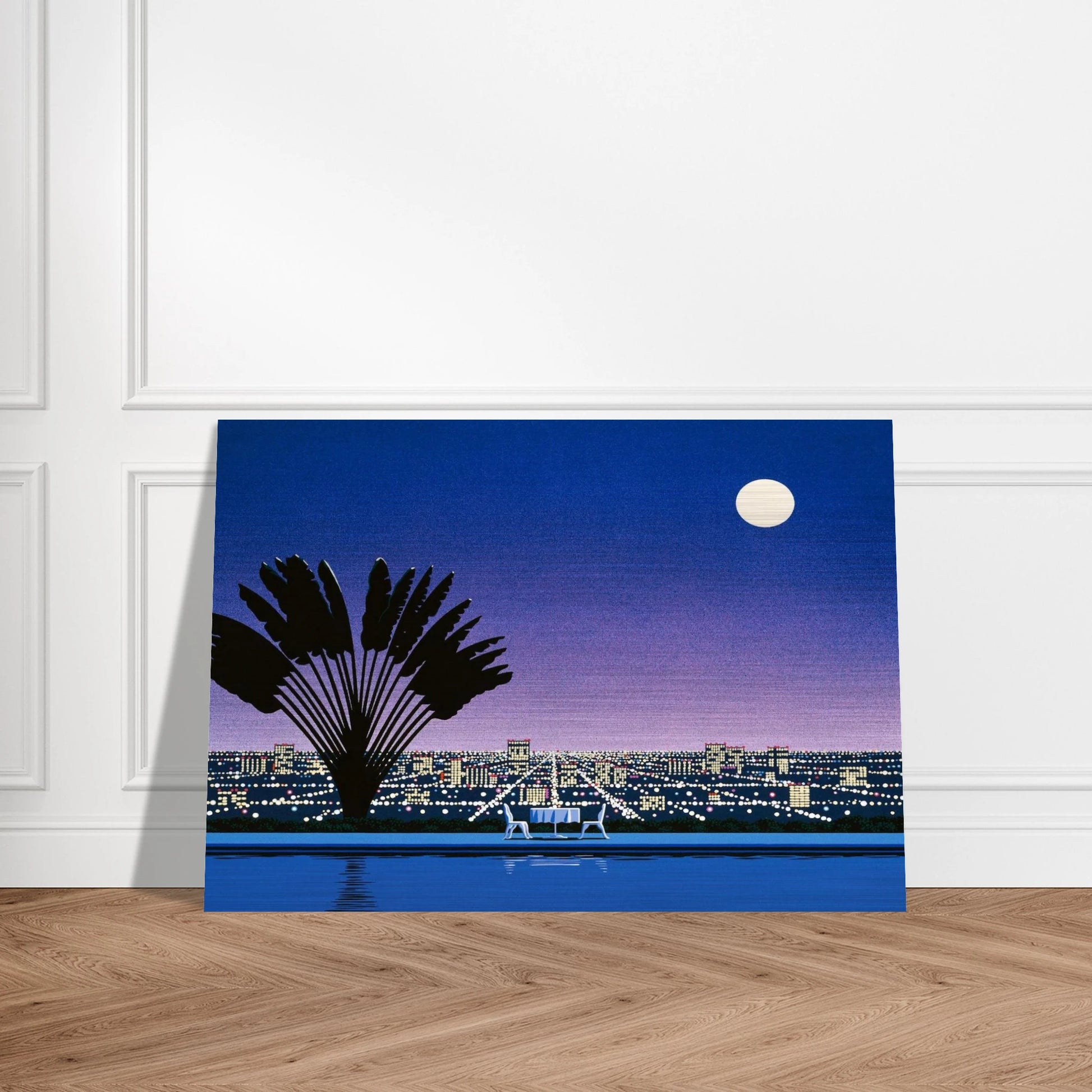 Onra - Nobody Has To Know - Hiroshi Nagai Brushed Aluminum Print - 70x100 cm / 28x40 inches | Hiroshi Nagai Aluminum Print | Hiroshi Nagai Prints