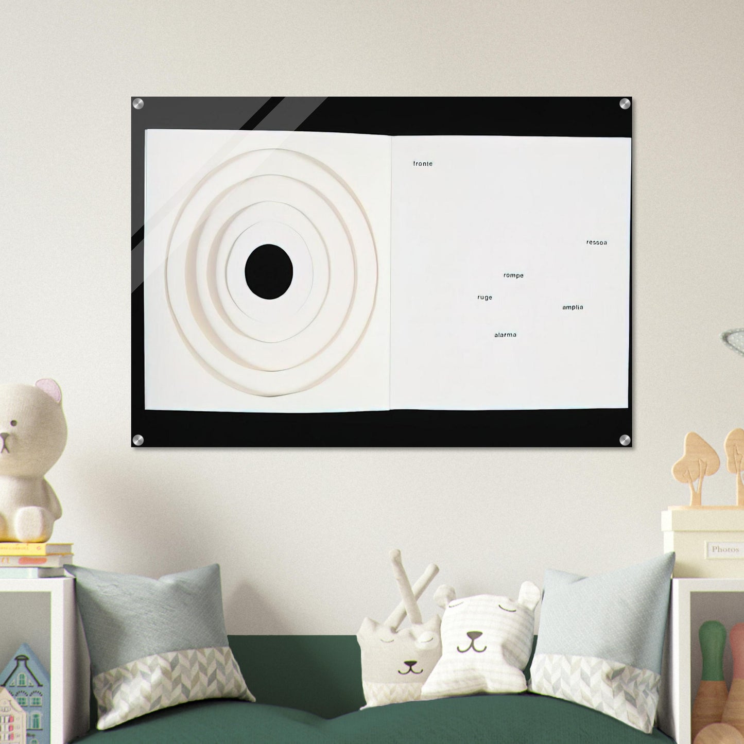Books-Poem - 1959 - Lygia Pape Acrylic Print - 70x100 cm / 28x40″ inches | Lygia Pape Wall Art | Lygia Pape Prints
