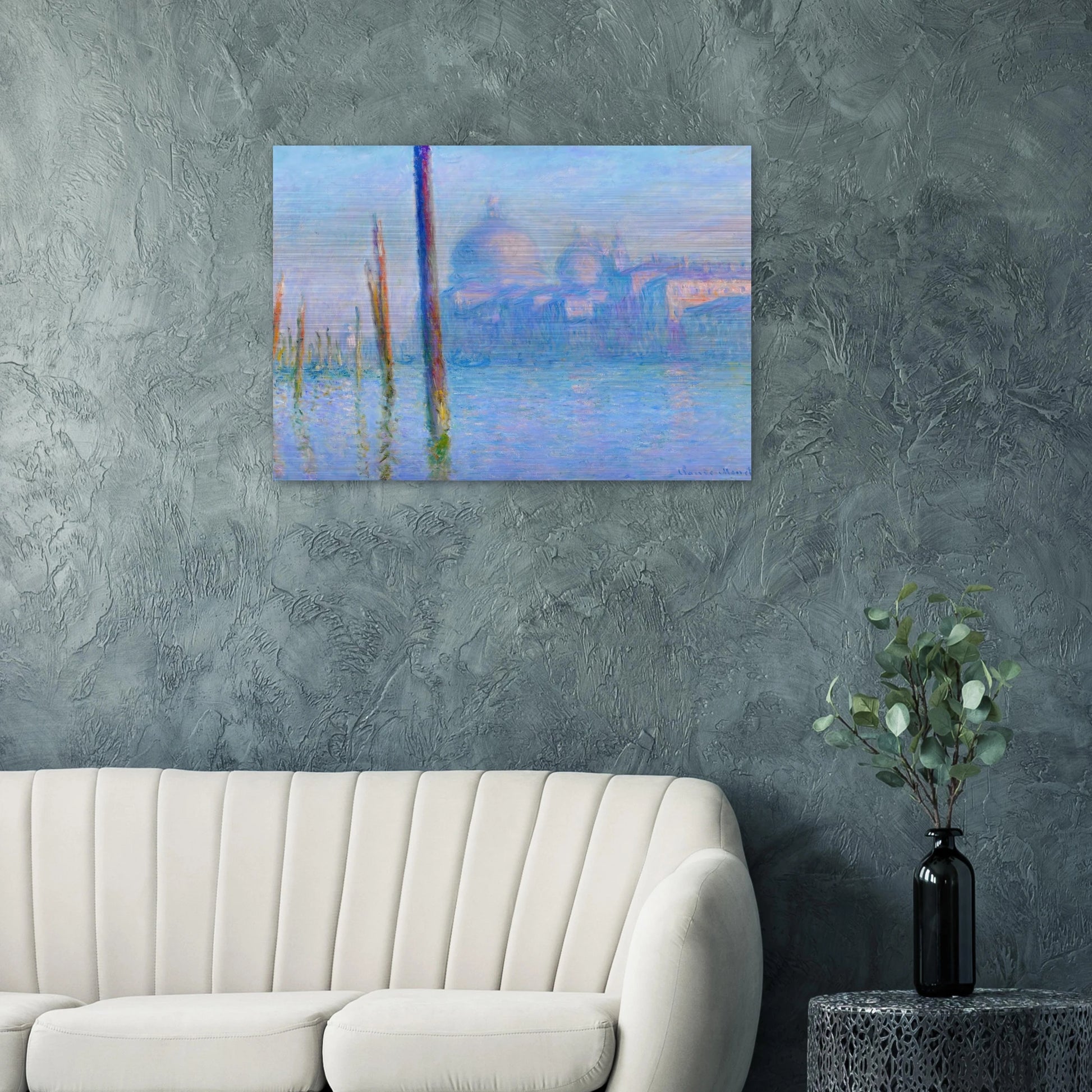 The Grand Canal, Venice - claude monet Brushed Aluminum Print - 70x100 cm / 28x40 inches | claude monet Aluminum Print | claude monet Prints