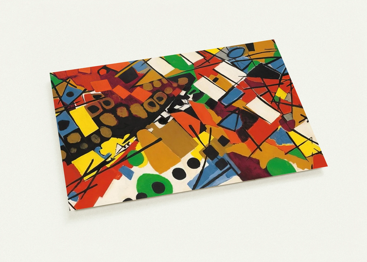 Pastorale - 1954 By Ernst Wilhelm Nay Pack of 10 Post Cards | Ernst Wilhelm Nay Post Cards | A6 (10.5 x 14.8 cm) - 4.1 x 5.8 inches