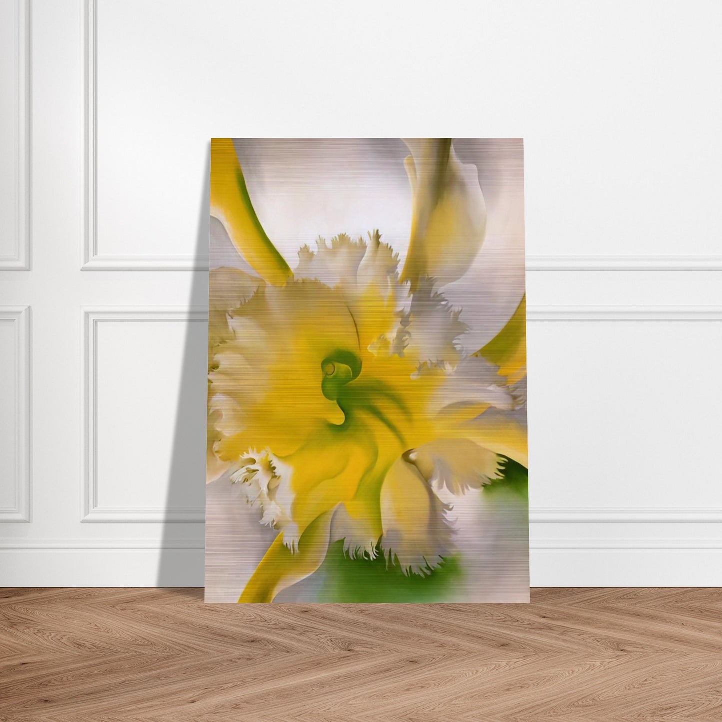 An Orchid - Georgia O'Keeffe Brushed Aluminum Print - 70x100 cm / 28x40 inches | Georgia O'Keeffe Aluminum Print | Georgia O'Keeffe Prints