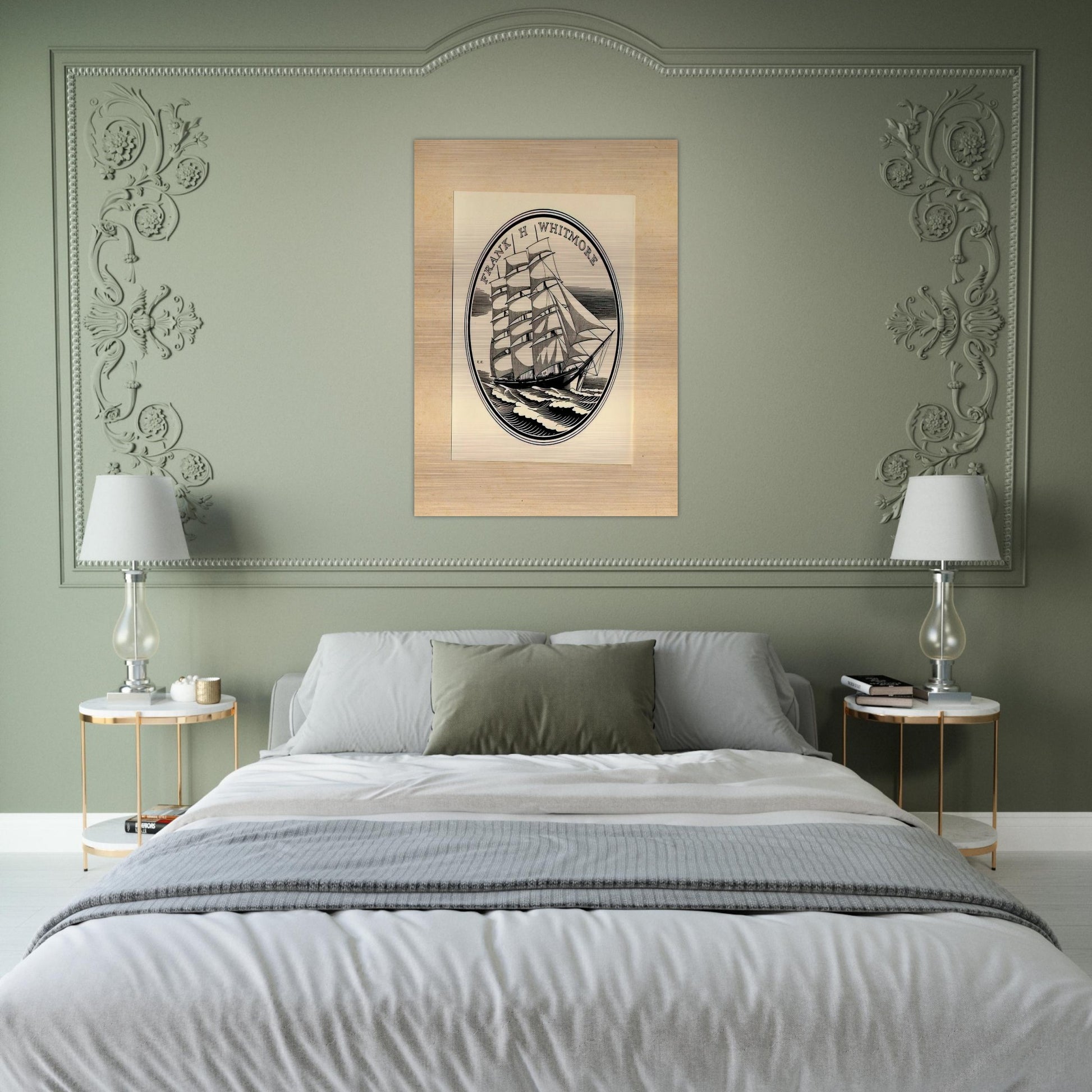 Illustration to Frank H. Whitmore - Rockwell Kent Brushed Aluminum Print - 70x100 cm / 28x40 inches | Rockwell Kent Aluminum Print | Rockwell Kent Prints