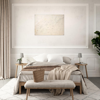 Olympia - Cy Twombly Acrylic Print - 70x100 cm / 28x40″ inches
