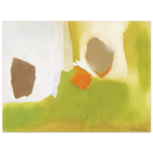 Esteban Vicente - THE GARDEN 1984  75x100 cm / 30x40inches Fine Art Poster