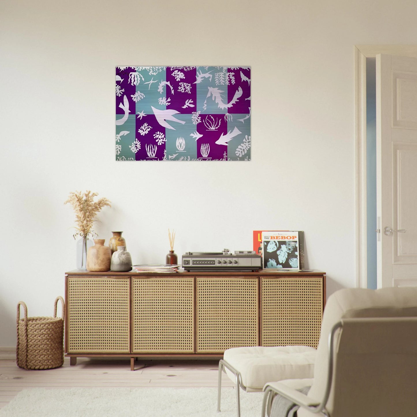 POLYNESIA LA MER 1946 - Henri Matisse Brushed Aluminum Print - 70x100 cm / 28x40 inches | Henri Matisse Aluminum Print | Henri Matisse Prints