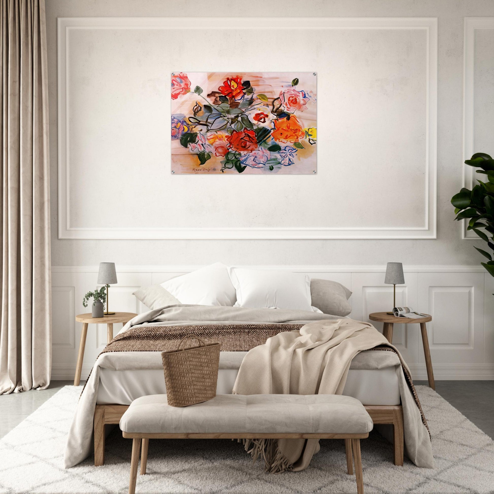 PINK BUNCH 1940 - Raoul Dufy Acrylic Print - 70x100 cm / 28x40″ inches