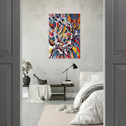 La Sève - 1963 - Alfred Manessier Brushed Aluminum Print - 70x100 cm / 28x40 inches | Alfred Manessier Aluminum Print | Alfred Manessier Prints