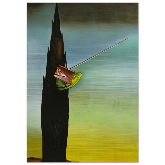 SURREALIST ESSAY - Salvador Dali Brushed Aluminum Print - 70x100 cm / 28x40 inches | Salvador Dali Aluminum Print | Salvador Dali Prints