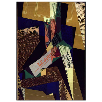STILL LIFE 1916 - Juan Gris Brushed Aluminum Print - 70x100 cm / 28x40 inches | Juan Gris Aluminum Print | Juan Gris Prints