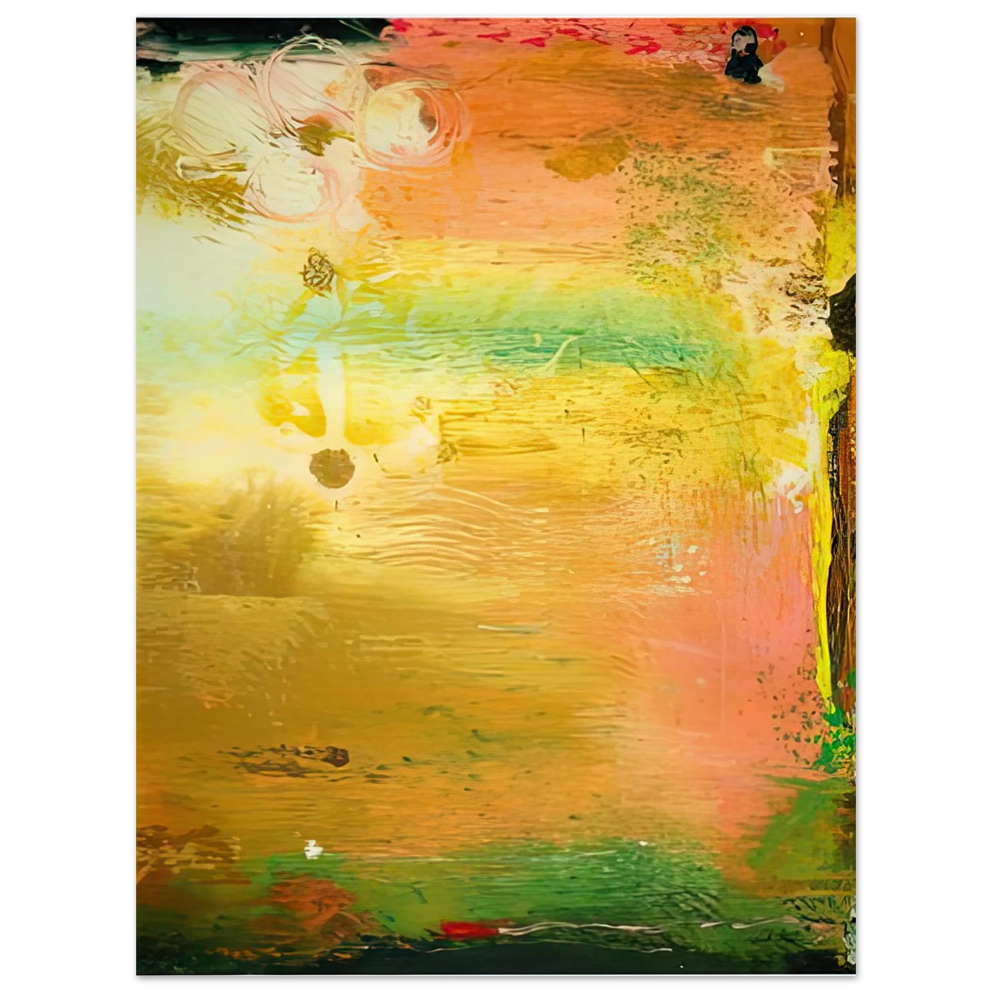 Helen Frankenthaler - Fantasy Garden, 1992- Wall Art - 21x29.7 cm / 8x12" - Fine Art Poster-canvas - -