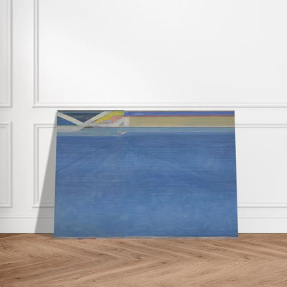 Ocean Park #129 - Richard Diebenkorn Brushed Aluminum Print - 70x100 cm / 28x40 inches | Richard Diebenkorn Aluminum Print | Richard Diebenkorn Prints