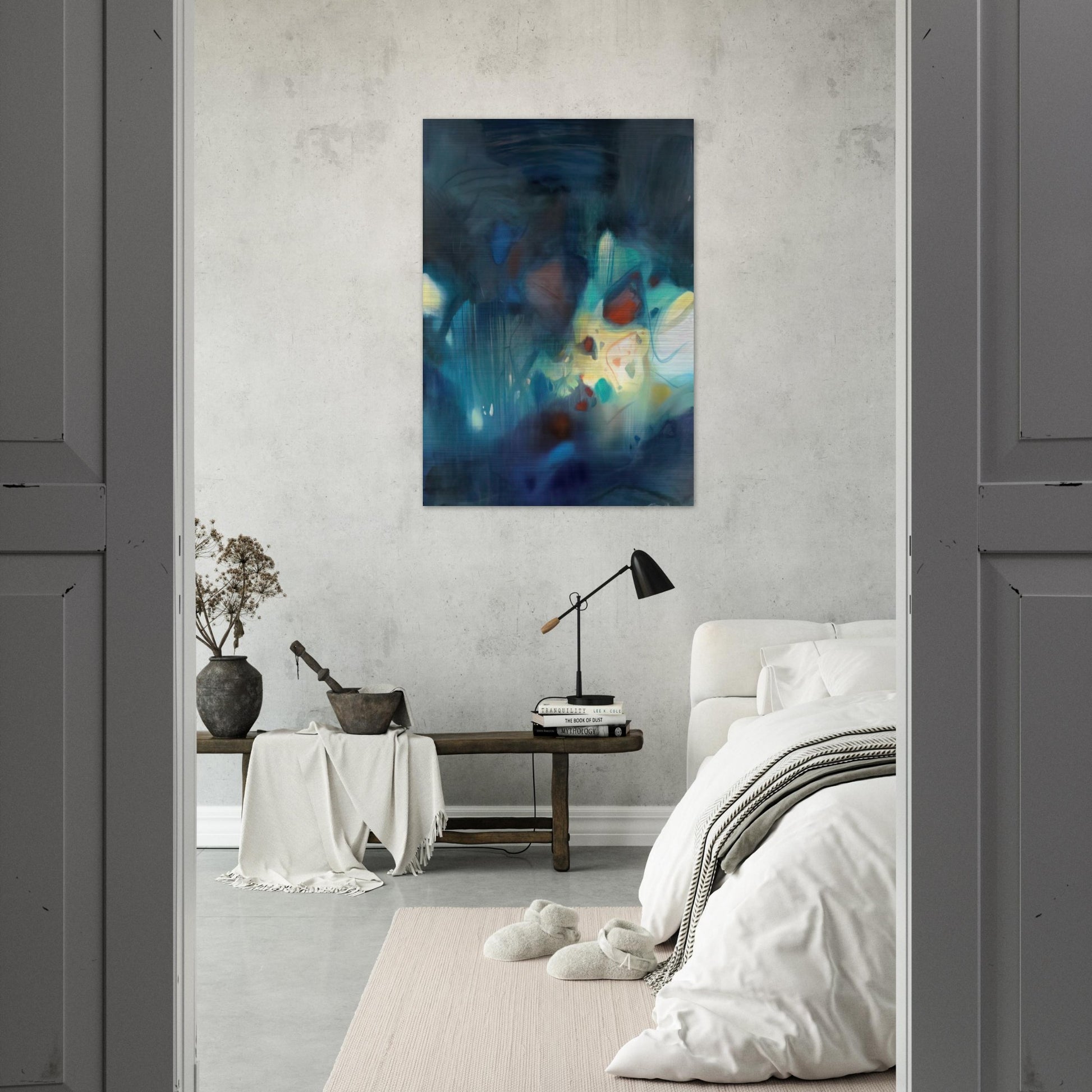 CLAIR D OBSCURITE 1988 - Chu teh Chun Brushed Aluminum Print - 70x100 cm / 28x40 inches | Chu teh Chun Aluminum Print | Chu teh Chun Prints