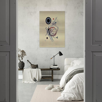 BLUE 1922 - Wassily Kandinsky Brushed Aluminum Print - 70x100 cm / 28x40 inches | Wassily Kandinsky Aluminum Print | Wassily Kandinsky Prints