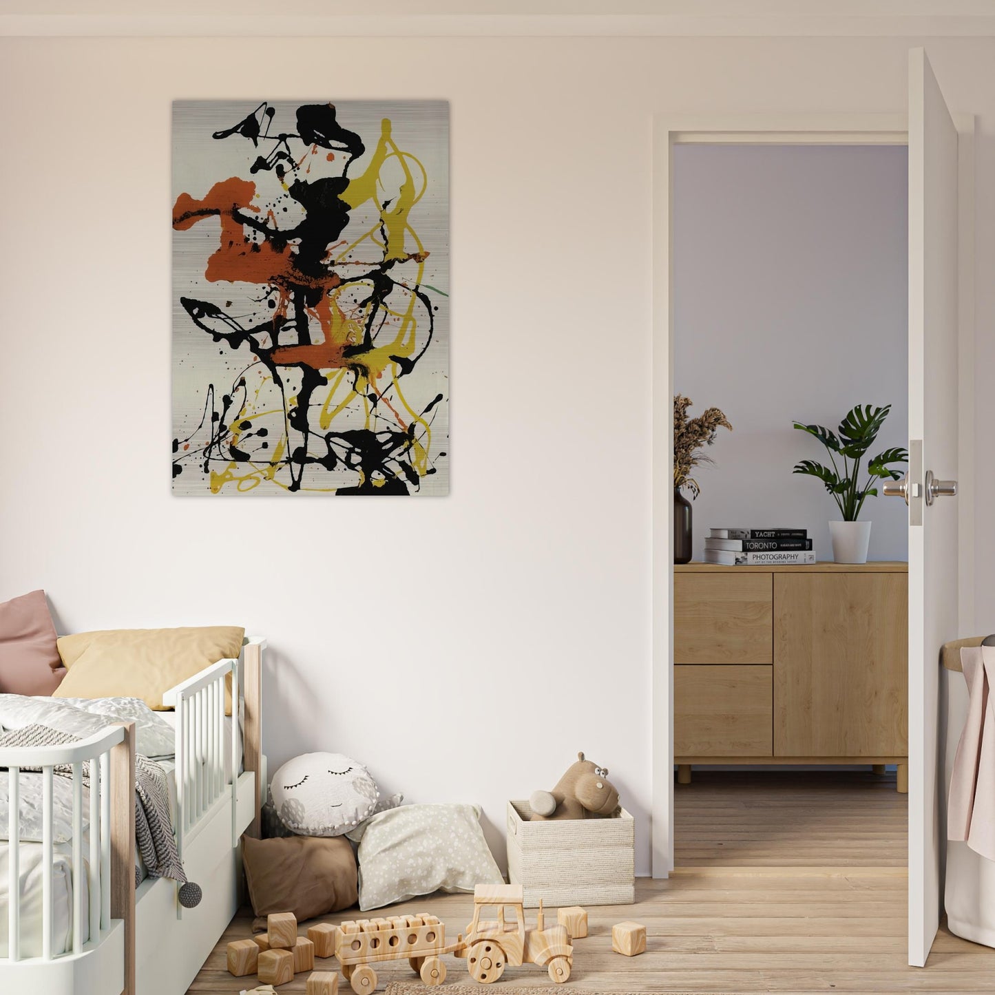 NUMBER 26 1949 - Jackson Pollock Brushed Aluminum Print - 70x100 cm / 28x40 inches | Jackson Pollock Aluminum Print | Jackson Pollock Prints