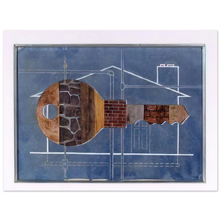 Clarence Holbrook Carter - House Key - 1956  75x100 cm / 30x40inches Fine Art Poster