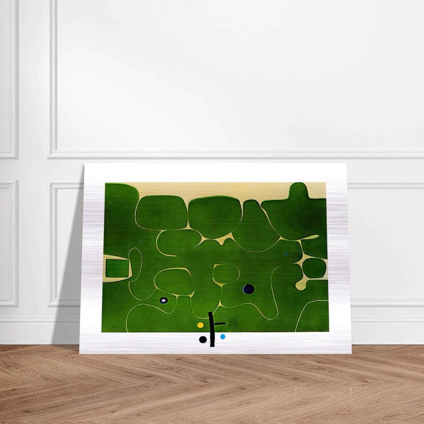 IL LABIRINTO DELLA PSICHE 1986 - Victor Pasmore Brushed Aluminum Print - 70x100 cm / 28x40 inches | Victor Pasmore Aluminum Print | Victor Pasmore Prints