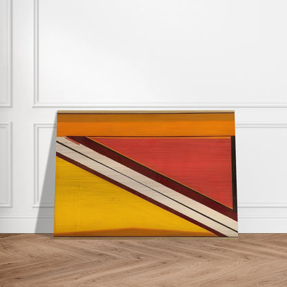 Diagonal 4 - 1963 - Larry Zox Brushed Aluminum Print - 70x100 cm / 28x40 inches | Larry Zox Aluminum Print | Larry Zox Prints