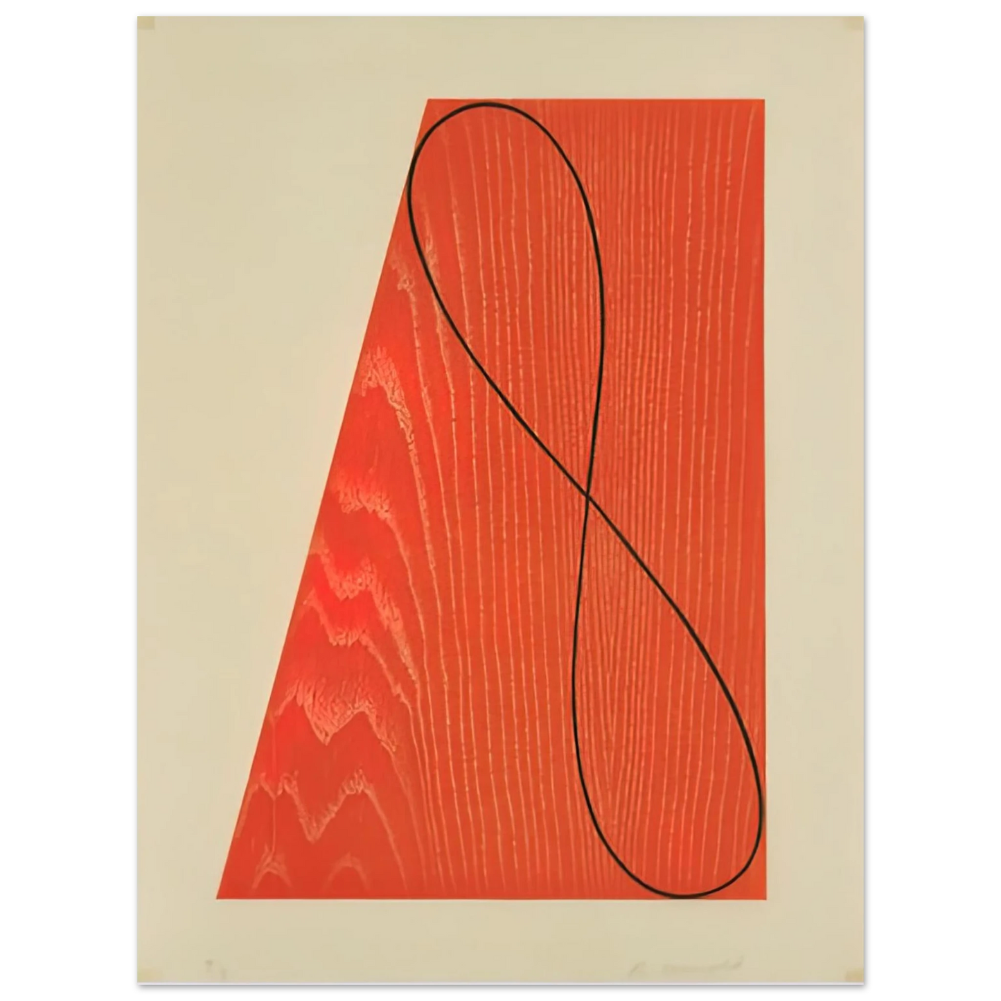 Robert Mangold - UNTITLED FROM SKOWHEGAN SUITE 1992  75x100 cm / 30x40inches Fine Art Poster