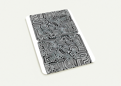 LABYRINTH 1989 By Keith Haring Pack of 10 Post Cards | Keith Haring Post Cards | A6 (10.5 x 14.8 cm) - 4.1 x 5.8 inches