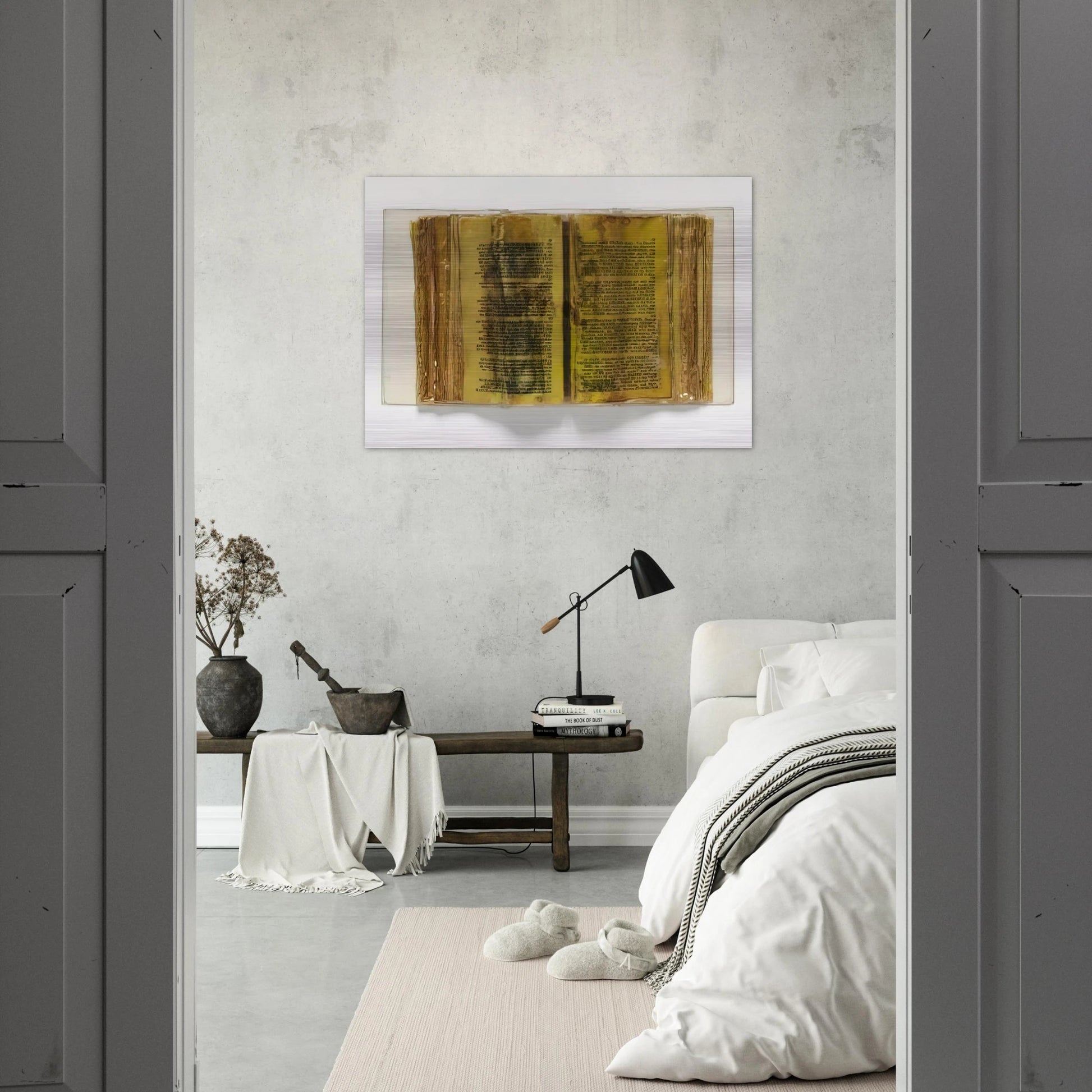 Poemetrie - 1970 - Dieter Roth Brushed Aluminum Print - 70x100 cm / 28x40 inches | Dieter Roth Aluminum Print | Dieter Roth Prints