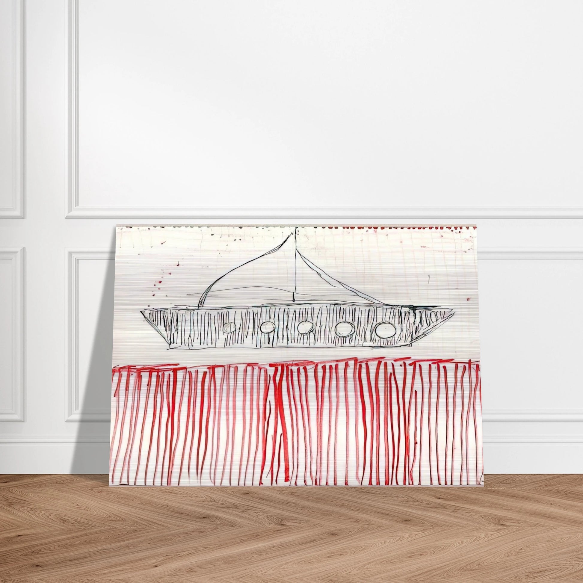 BE CALME OCTOBER 1ST 31ST 2004 0 - Louise Bourgeois Brushed Aluminum Print - 70x100 cm / 28x40 inches | Louise Bourgeois Aluminum Print | Louise Bourgeois Prints