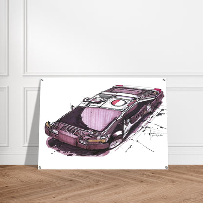 Syd Mead - Syd Mead Acrylic Print - 70x100 cm / 28x40″ inches