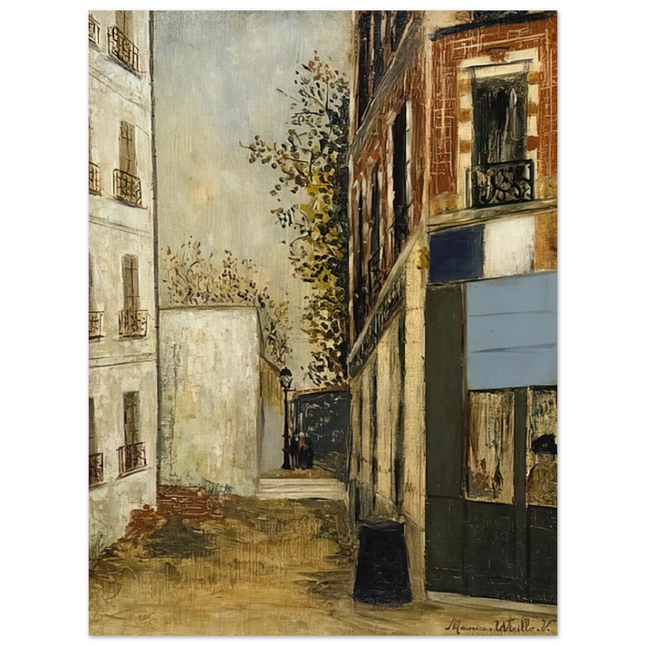 Maurice Utrillo - CABARE BELLE GABRIELLE  75x100 cm / 30x40inches Fine Art Poster
