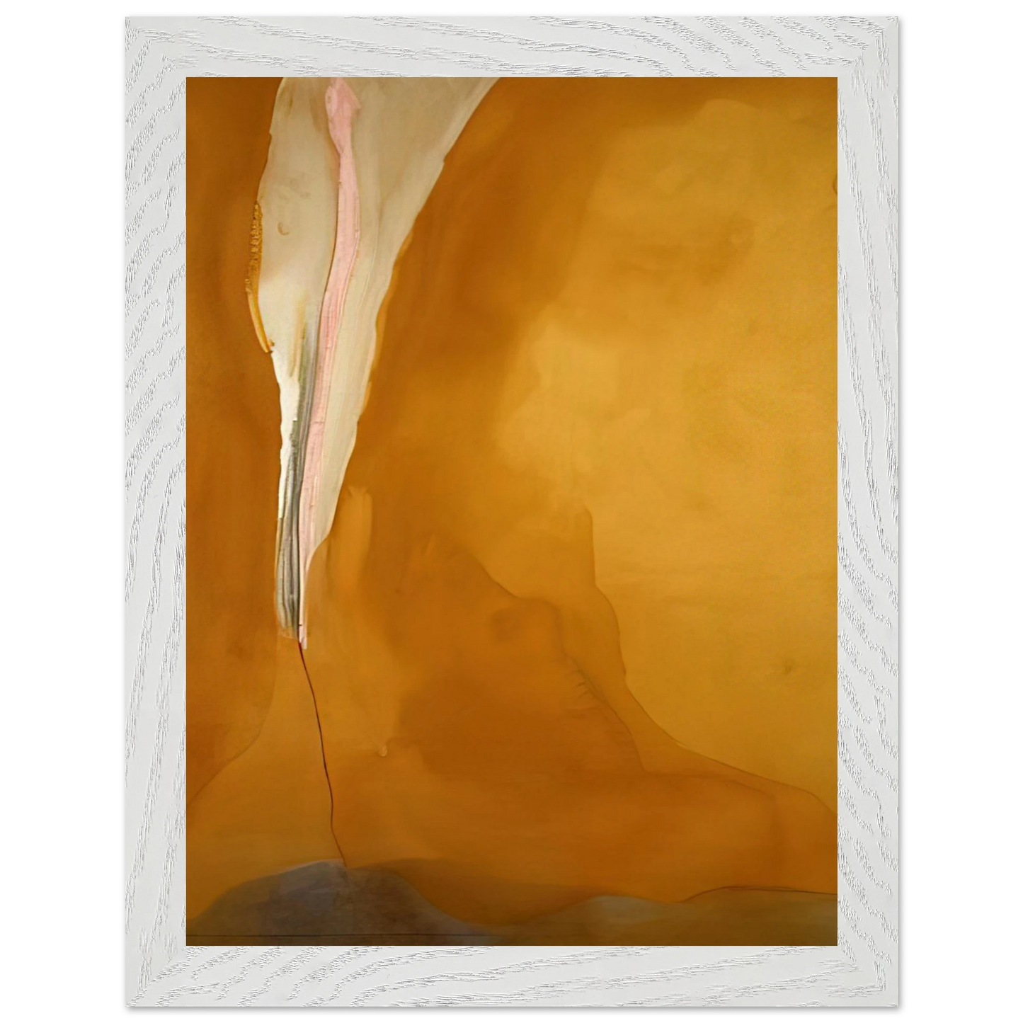 Helen Frankenthaler - Coral Wedge - 1972 Wall art - A3 (29.7 x 42  cm) - Premium Wooden Framed Poster With Fine Art Paper-canvas - Wood frame