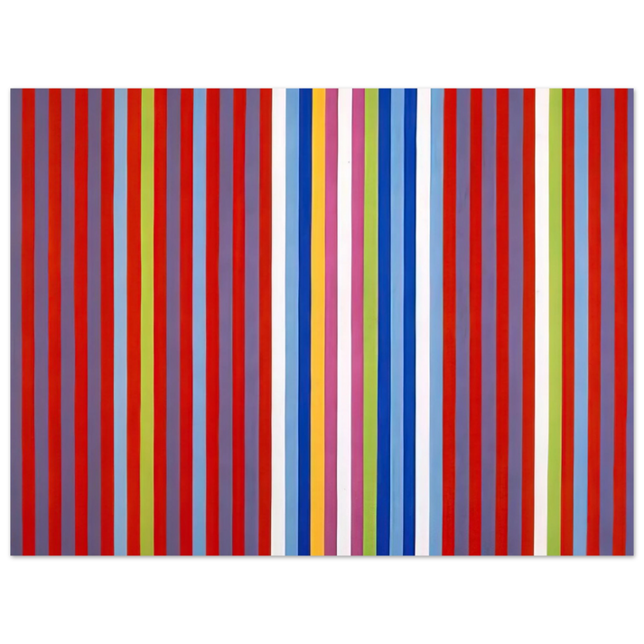 Gene Davis - Pepper Pot - 1966  75x100 cm / 30x40inches Fine Art Poster