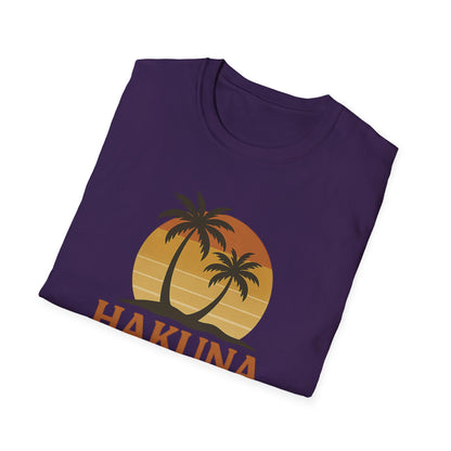 Hakuna Matata Retro Grafisch T-shirt, Geen Zorgen Positieve Vibe Shirt, Vintage 90s Geïnspireerde T-shirt, Feel Good Quote Top, Unisex Cadeau