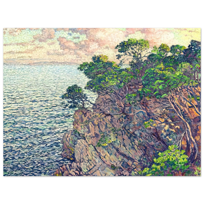 Theo van Rysselberghe - THE POINT OF ROSSIGNOL 1905  75x100 cm / 30x40inches Fine Art Poster