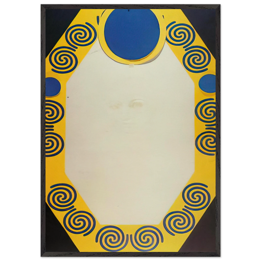 PHOSPHENE - Salvador Dali 70x100 cm / 28x40 inches Framed Art Print – Black Wooden Frame