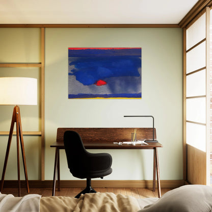 Provincetown - 1964 - Helen Frankenthaler Brushed Aluminum Print - 70x100 cm / 28x40 inches | Helen Frankenthaler Aluminum Print | Helen Frankenthaler Prints