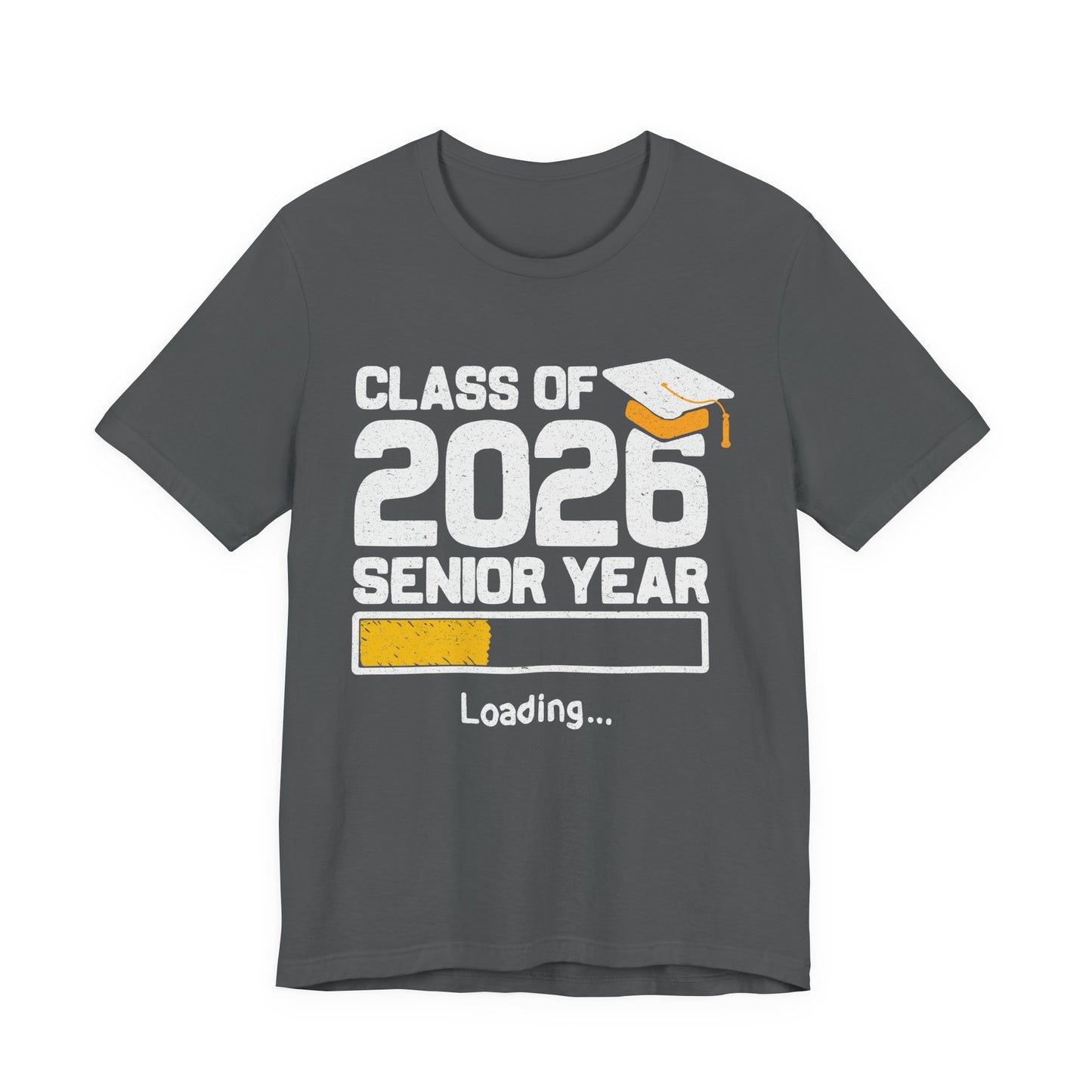 Klas van 2026 Laatstejaars T-shirt, Afstudeershirt, Unisex Afstudeergeschenk, Middelbare School Leerlingen Kleding, College Gebonden T-shirt
