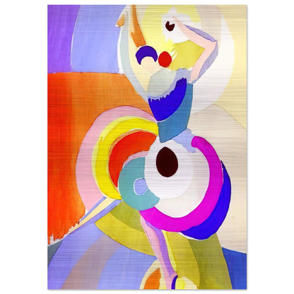FLAMENCO DANCER - Sonia Delaunay Brushed Aluminum Print - 70x100 cm / 28x40 inches | Sonia Delaunay Aluminum Print | Sonia Delaunay Prints