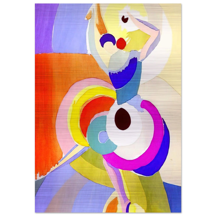 FLAMENCO DANCER - Sonia Delaunay Brushed Aluminum Print - 70x100 cm / 28x40 inches | Sonia Delaunay Aluminum Print | Sonia Delaunay Prints