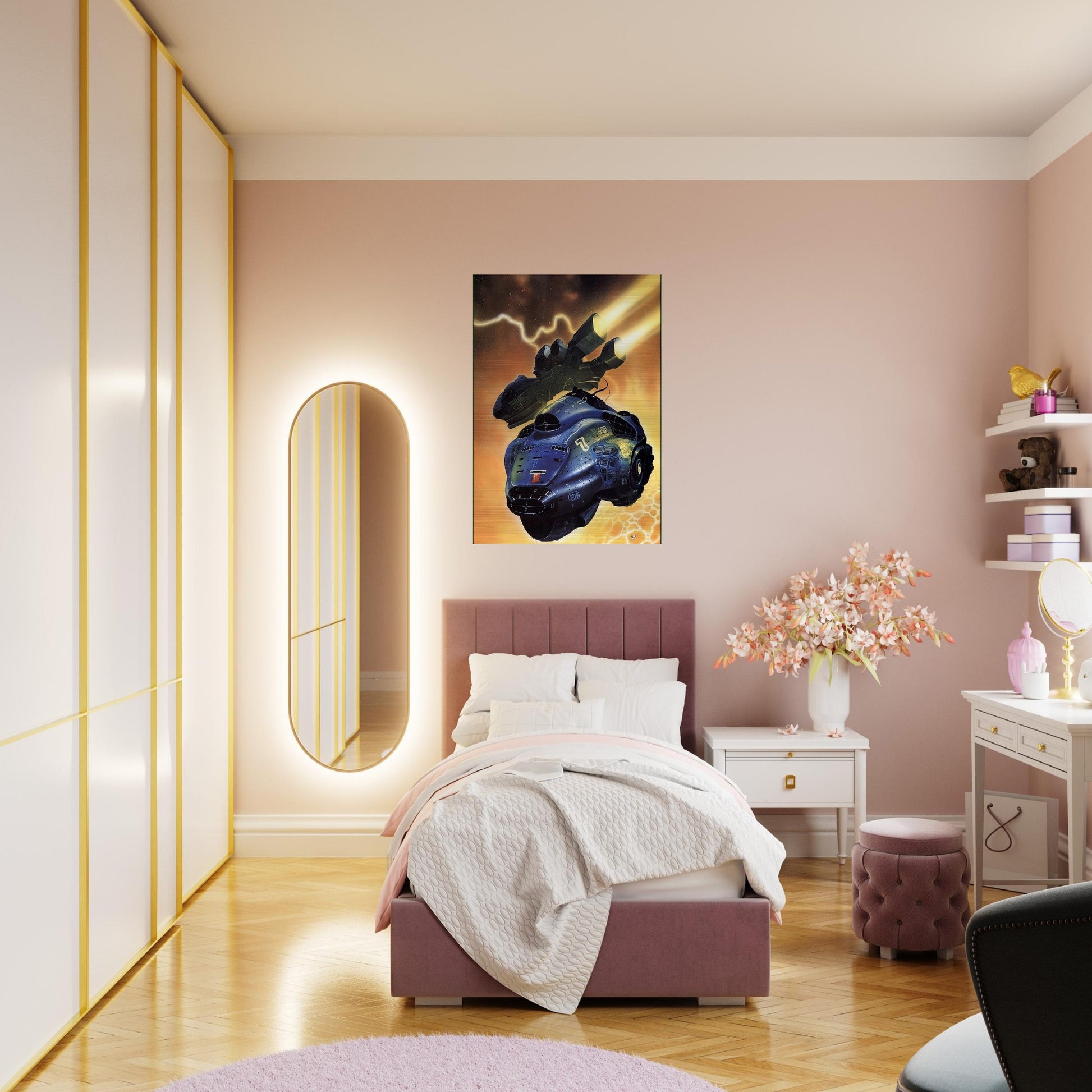 Chris Foss - Chris Foss Brushed Aluminum Print - 70x100 cm / 28x40 inches | Chris Foss Aluminum Print | Chris Foss Prints