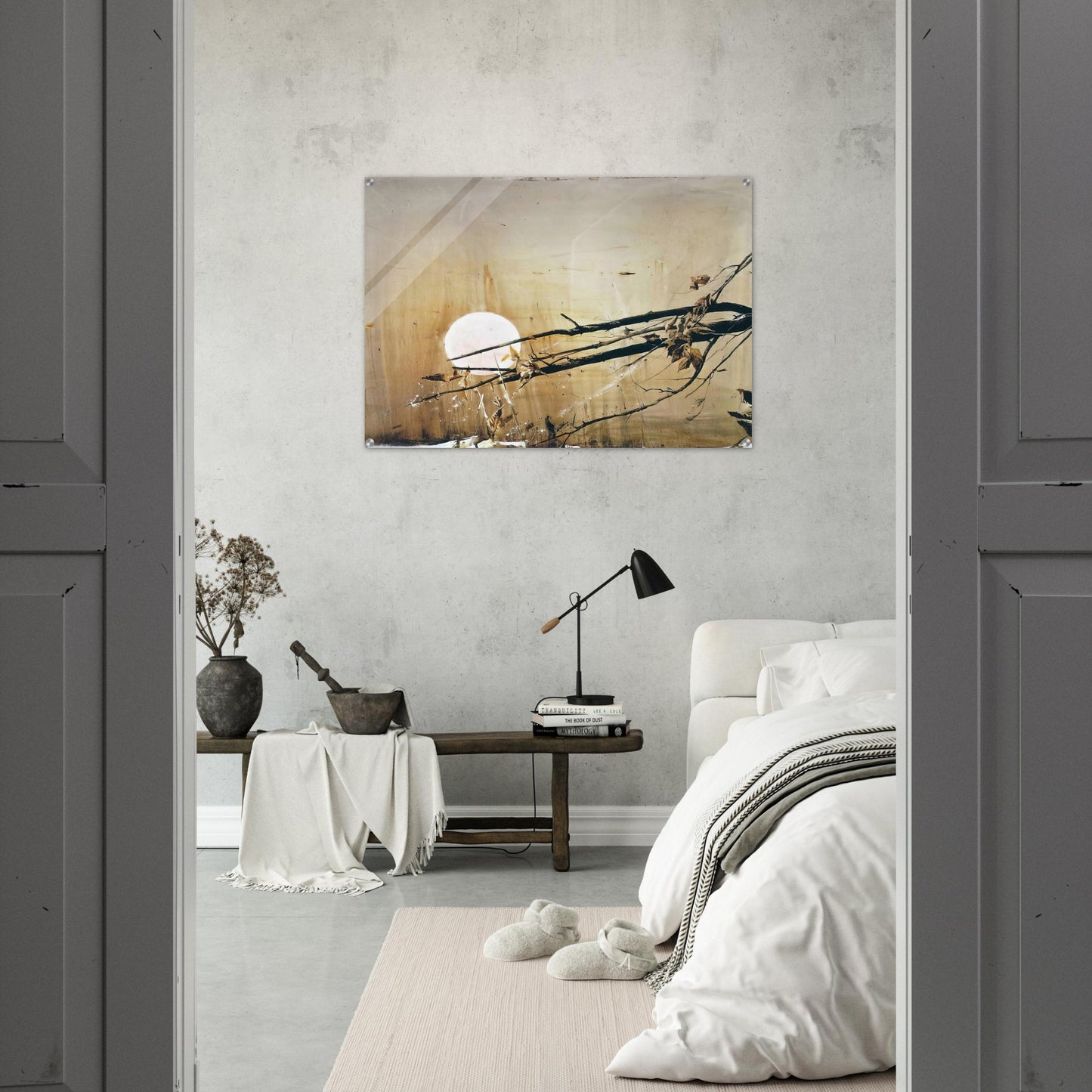 FULL MOON 1980 - Andrew Wyeth Acrylic Print - 70x100 cm / 28x40″ inches